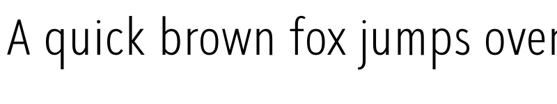 Preview of SeanSans CondensedLight font
