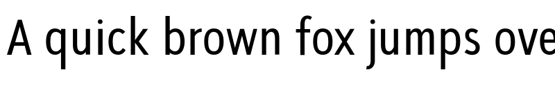 Preview of SeanSans CondensedMedium font