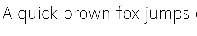 Preview of SeanSans NarrowExtralight font