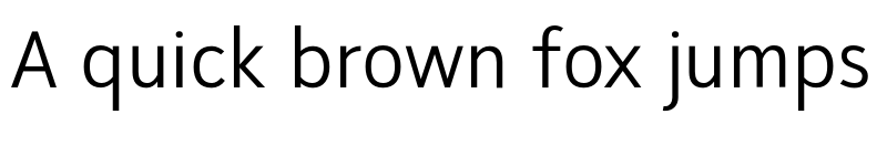 Preview of SeanSans NarrowRegular font