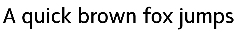 Preview of SeanSans NarrowSemibold font