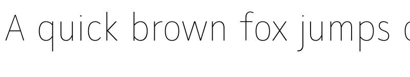 Preview of SeanSans NarrowThin font