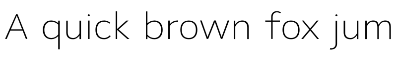 Preview of SeanSans NormalExtralight font