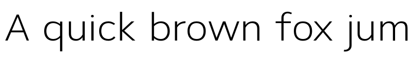 Preview of SeanSans NormalLight font