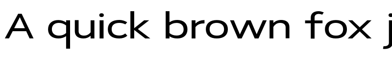 Preview of SeanSans WideSemibold font