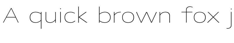 Preview of SeanSans WideThin font