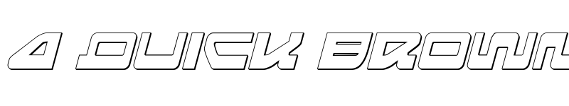 Preview of Searider Falcon 3D Italic Italic font