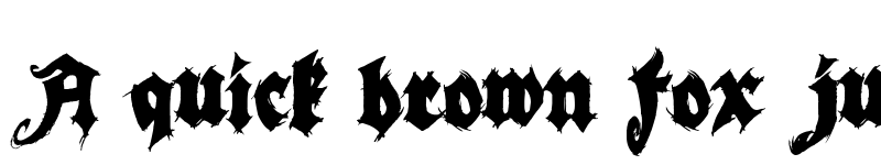 Preview of Season of the Witch Black Regular font