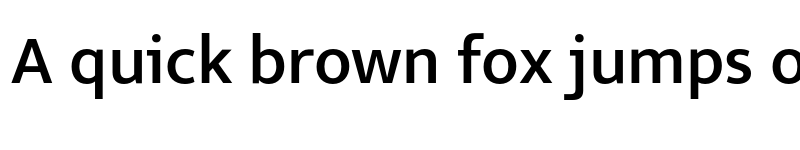 Preview of Seb Neue SemiBold font