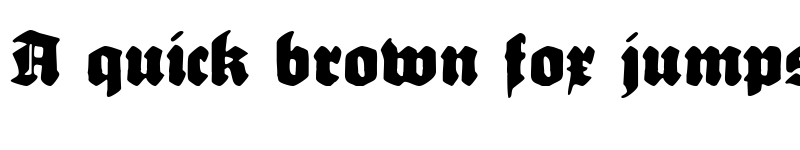 Preview of Sebaldus-Gotisch Regular font