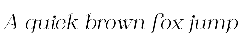 Preview of Sebian Italic font