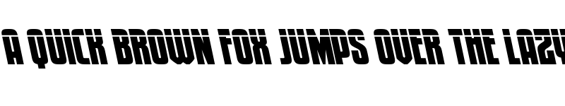 Preview of Secret Agent Laser Leftalic Regular font