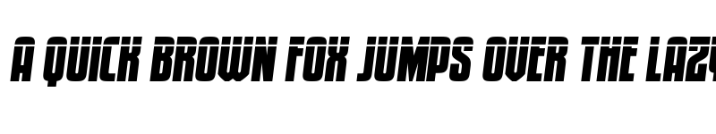 Preview of Secret Agent Laser Semi-Italic Regular font