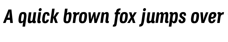 Preview of Secuela Bold Italic font