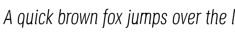 Preview of Secuela Light Italic font