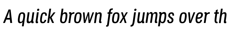 Preview of Secuela Medium Italic font