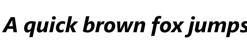 Preview of Segoe Pro Bold Italic font