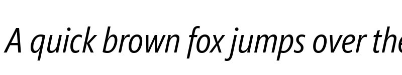 Preview of Segoe Pro Cond Italic font