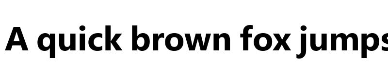 Preview of Segoe Pro Display Bold font