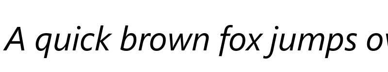 Preview of Segoe Pro Italic font