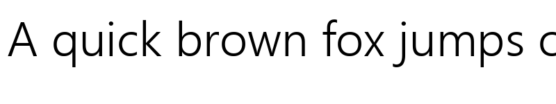 Preview of Segoe PS Semilight font