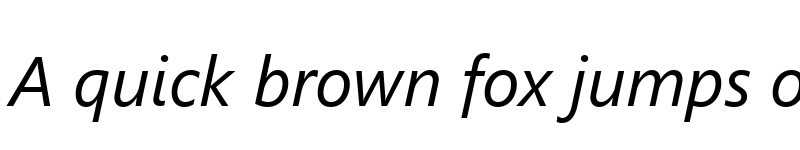 Preview of Segoe UI This Italic font