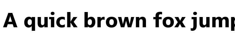 Preview of SegoeTVW01-Bold Regular font