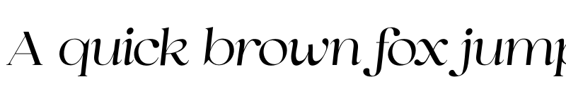 Preview of Selino Italic font