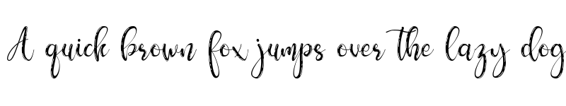 Preview of Sellena Brush Regular font