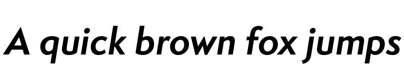 Preview of Semplicita Pro Bold Italic font