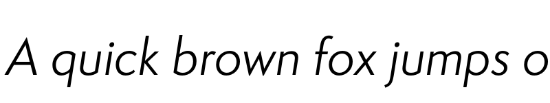 Preview of Semplicita Pro Italic font