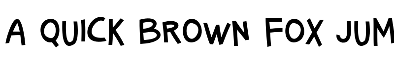 Preview of Senang Banyol Regular font