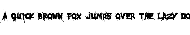 Preview of Sengatz Regular font