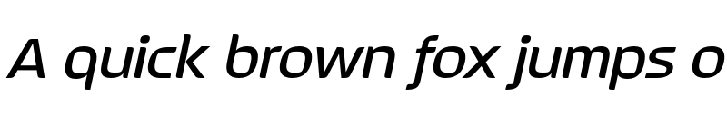 Preview of September Medium Italic font
