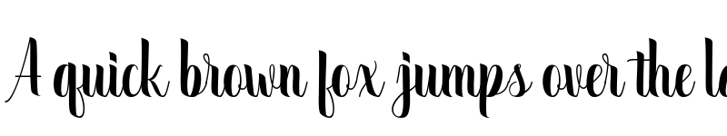 Preview of September Script Regular font