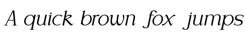 Preview of Seraphina Italic font