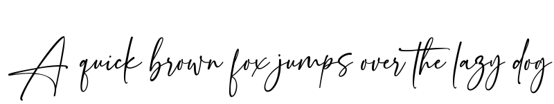 Preview of Serathine Regular font