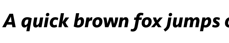 Preview of Seravek Basic Bold Italic font