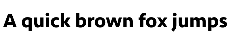 Preview of Seravek Basic Bold font