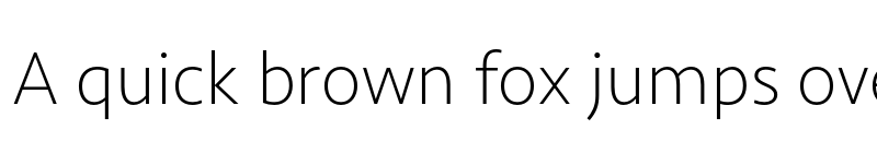 Preview of Seravek Basic ExtraLight font