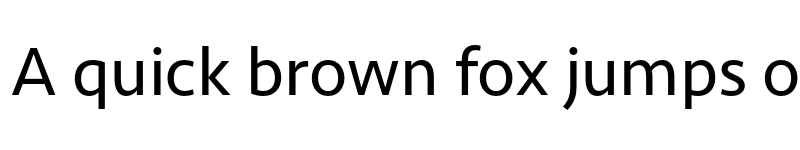 Preview of Seravek Basic Regular font