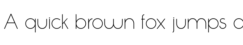 Preview of Serenata Vantages Light Regular font