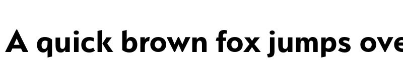 Preview of Serenity Bold font