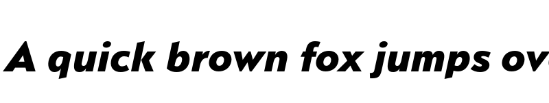 Preview of Serenity Heavy Italic font