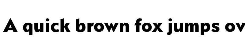 Preview of Serenity Heavy font