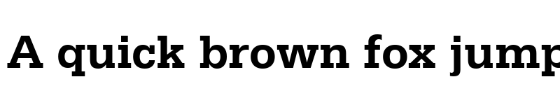 Preview of Serifa BT Bold font