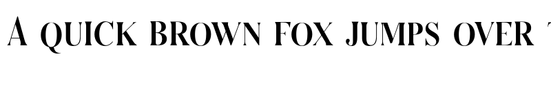 Preview of Serizawa Regular font