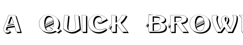 Preview of Sesame Shadow font