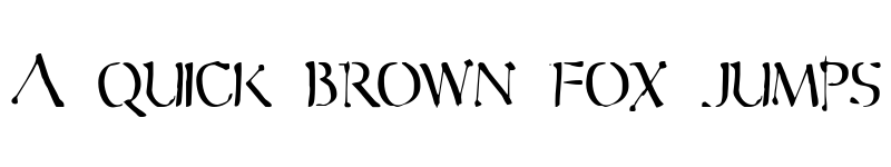 Preview of Sever Condensed Condensed font