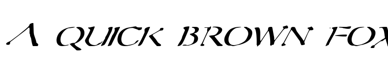 Preview of Sever Italic Italic font